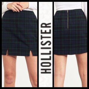 NWT Hollister Tartan Plaid Arcadia Mini Skirt